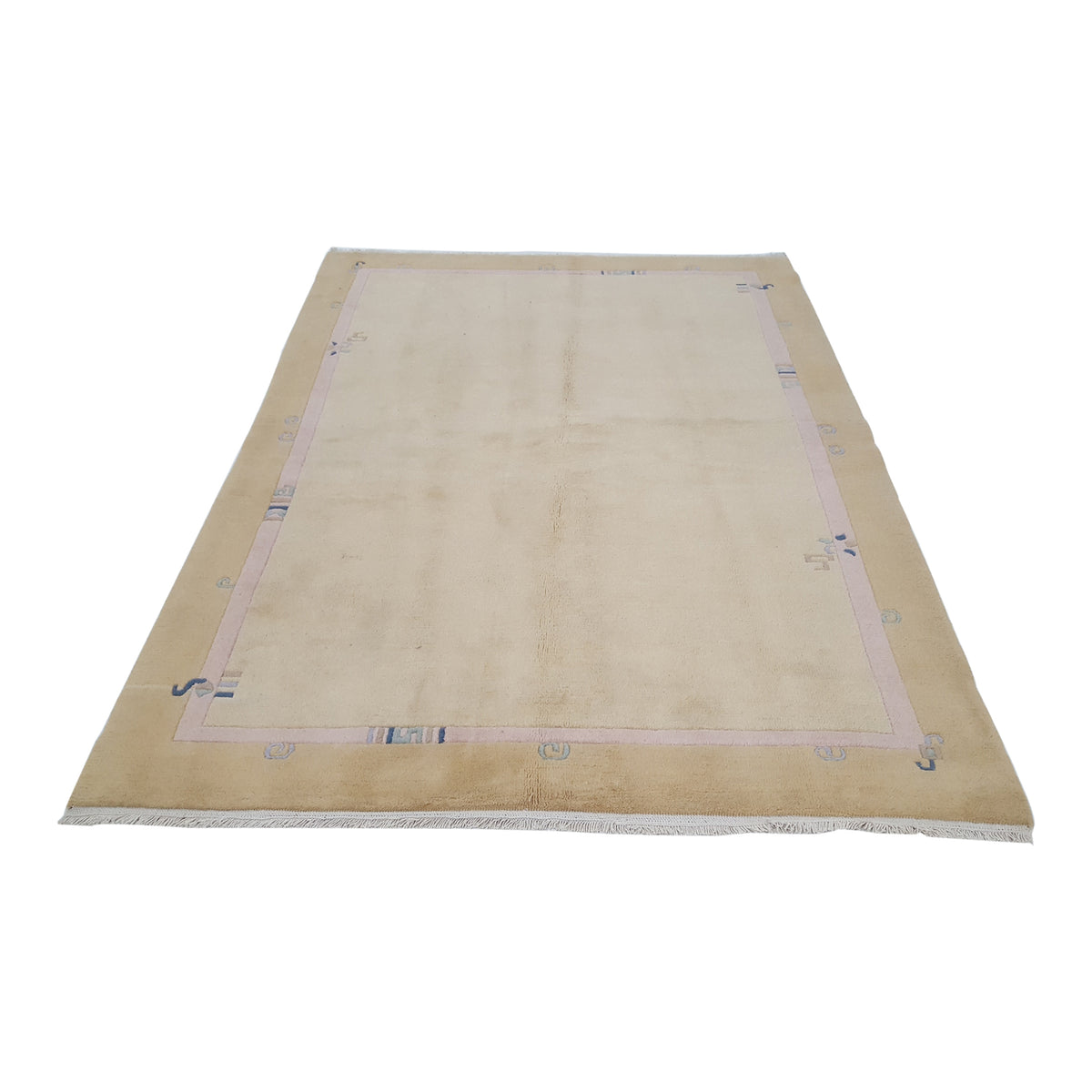 Pacific Tibet 13813 Gold Camel Transitional Hand Knotted Rug