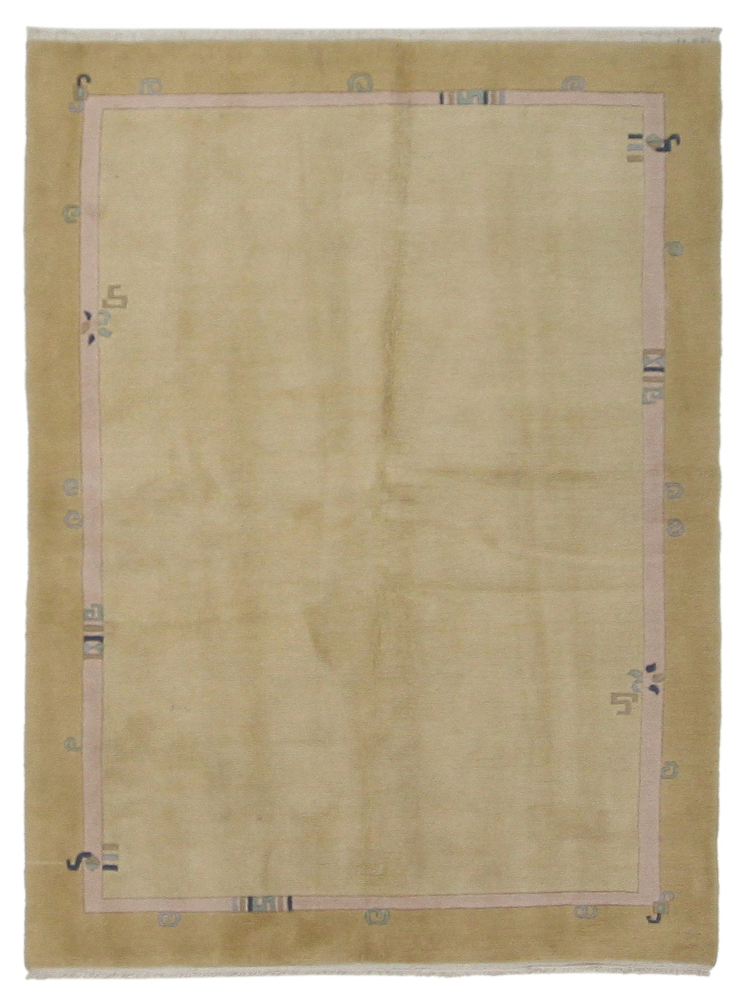 Pacific Tibet 13813 Gold Camel Transitional Hand Knotted Rug – Pacific Rugs