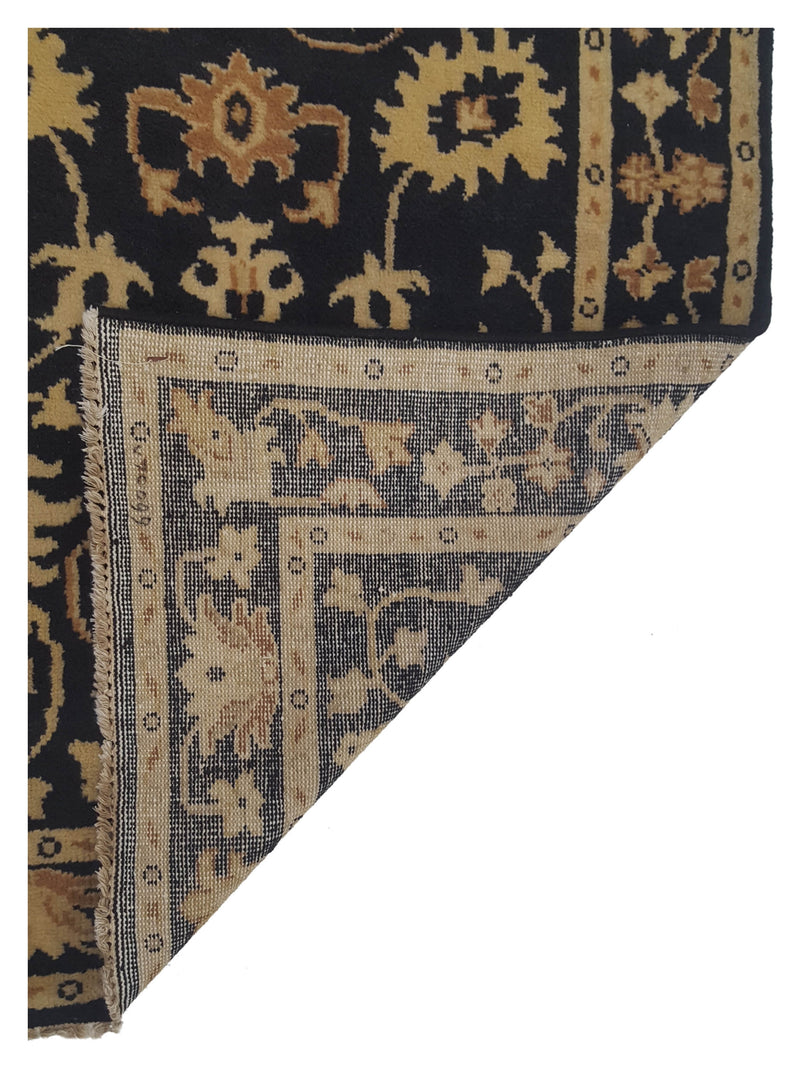 Pacific Tribal 13826 Black Gold Traditional Hand Knotted Rug