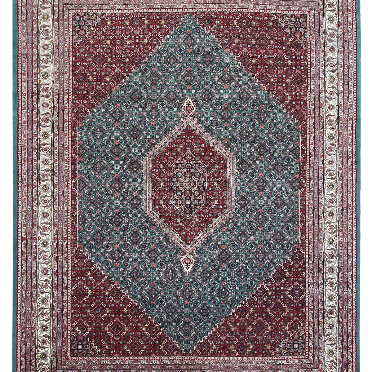 Pacific Mahi Bijar  Green Red Traditional