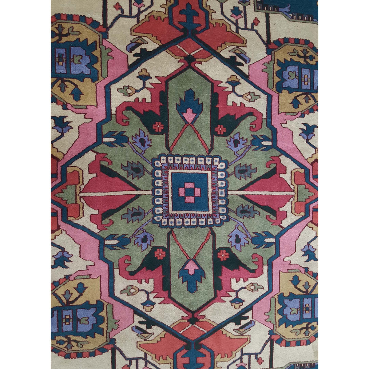Pacific Turkestan 13842 Green Sage Traditional Hand Knotted Rug