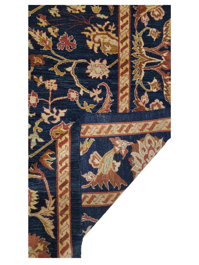 Pacific Ziegler 13848 Blue Blue Transitional Hand Knotted Rug