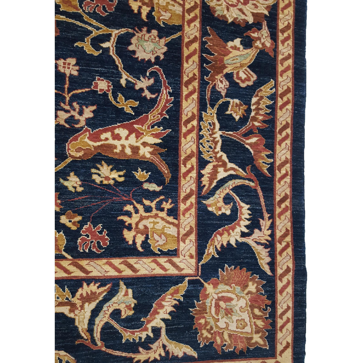 Pacific Ziegler 13848 Blue Blue Transitional Hand Knotted Rug