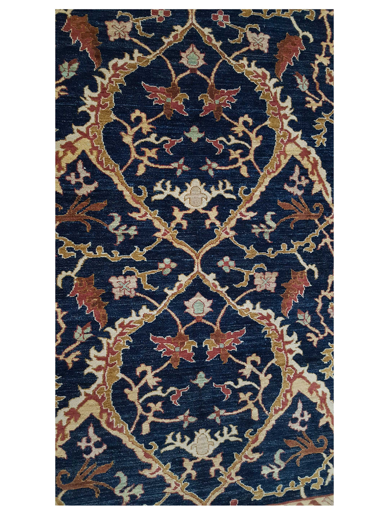 Pacific Ziegler 13848 Blue Blue Transitional Hand Knotted Rug