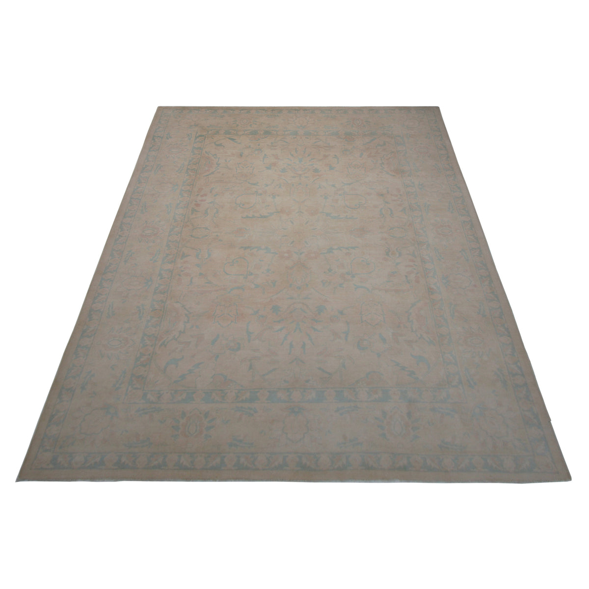Pacific Ziegler 13849 Gold Gold Transitional Hand Knotted Rug