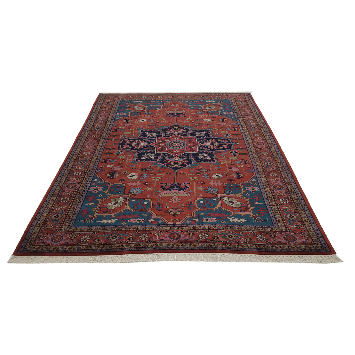 Pacific Turkestan 13853 Rust Rust Traditional Hand Knotted Rug