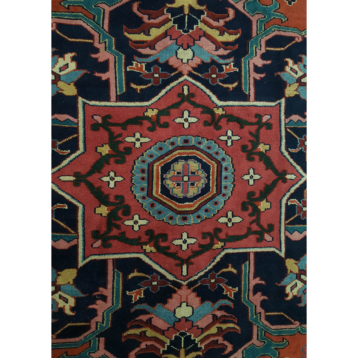 Pacific Turkestan 13853 Rust Rust Traditional Hand Knotted Rug
