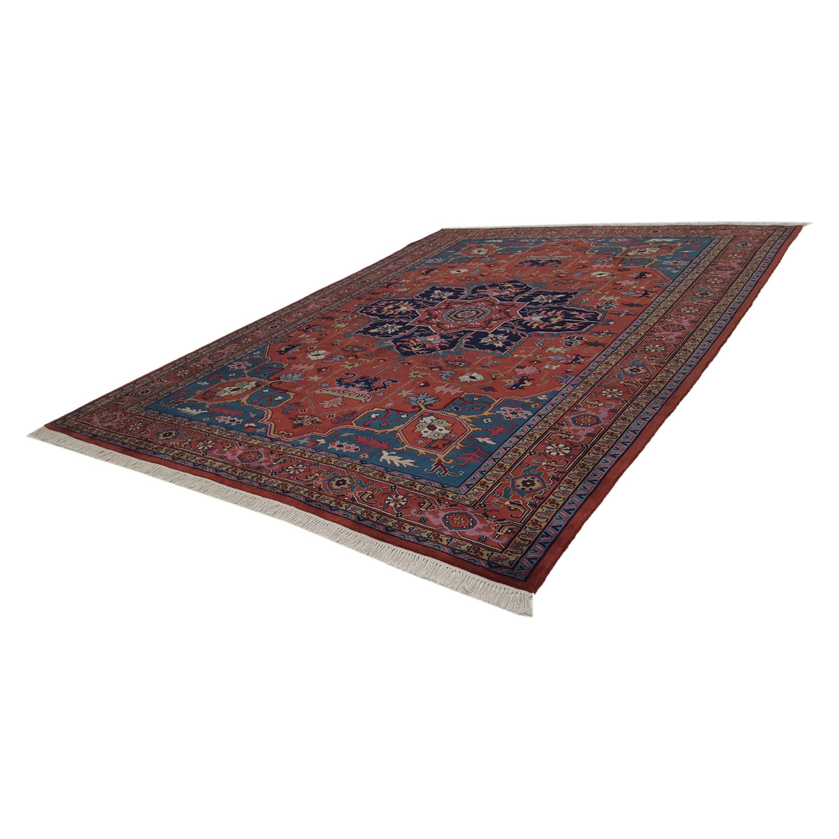 Pacific Turkestan 13853 Rust Rust Traditional Hand Knotted Rug