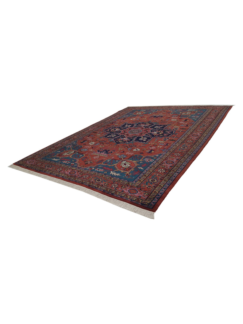 Pacific Turkestan 13853 Rust Rust Traditional Hand Knotted Rug