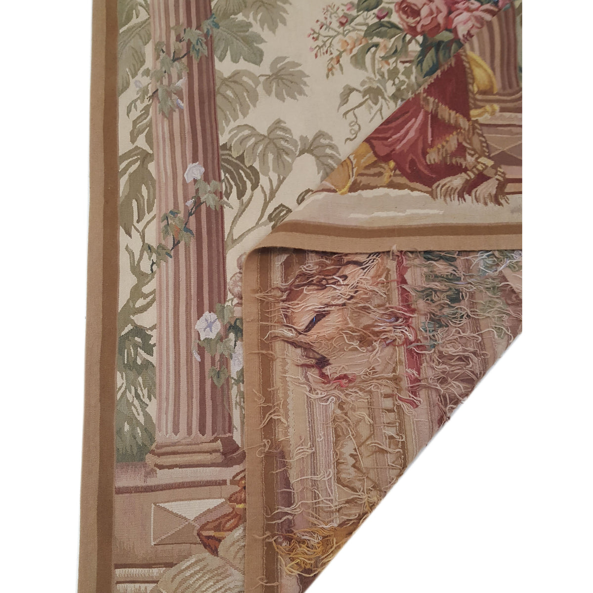 Pacific Tapestry 5774 Ivory Multi Tapestry Hand Knotted Rug