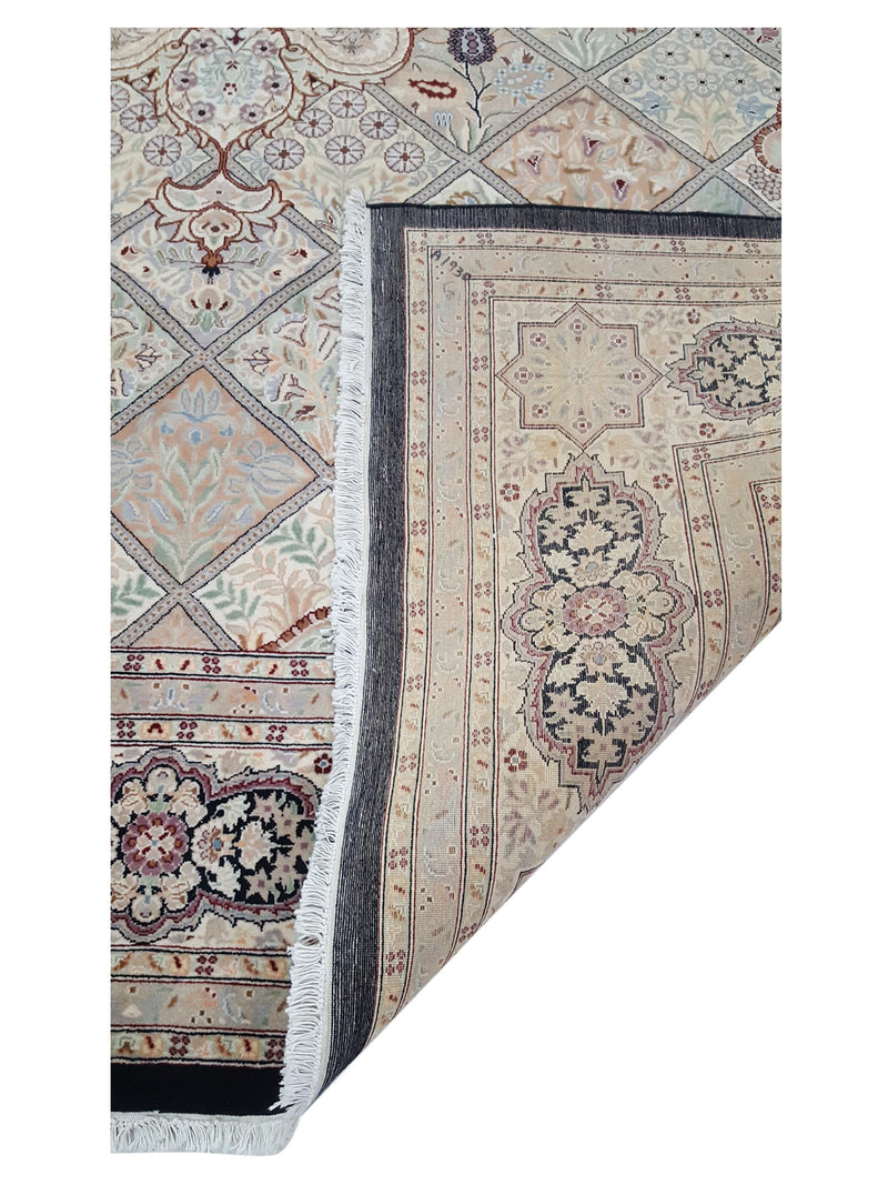 Pacific Classic 14146 Black Ivory Traditional Hand Knotted Rug