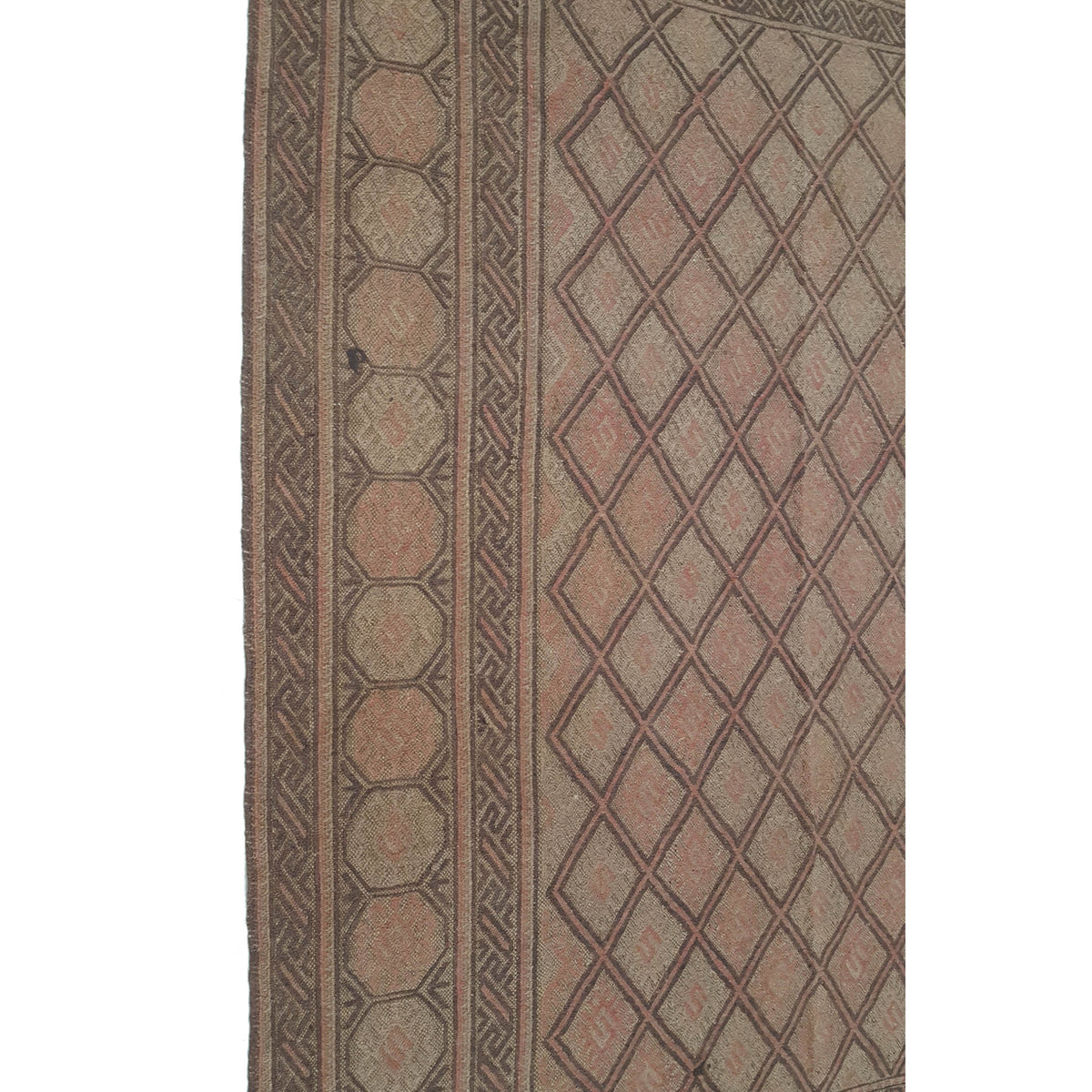 Pacific Uzbak 14154 Brown Brown Transitional Hand Knotted Rug