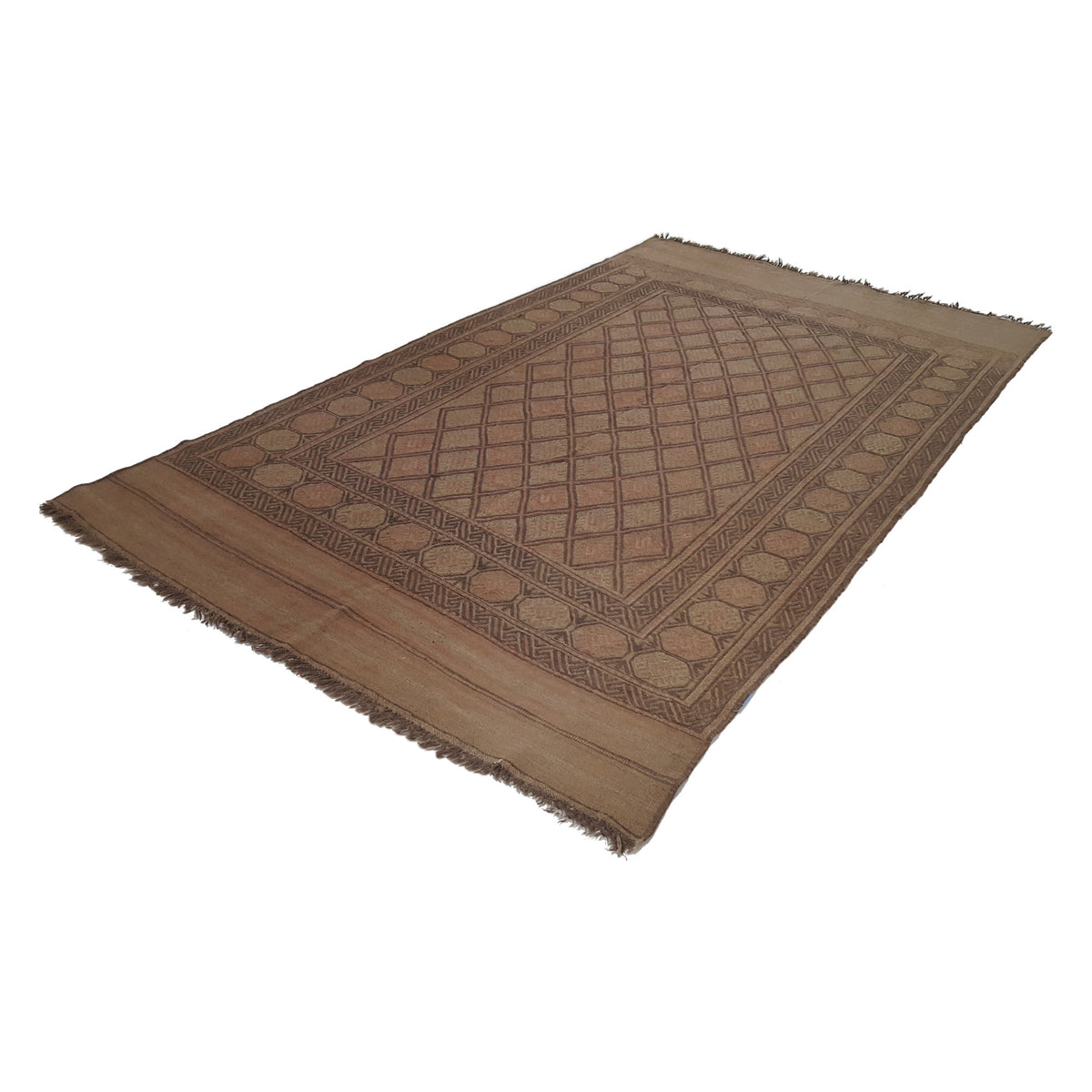 Pacific Uzbak 14154 Brown Brown Transitional Hand Knotted Rug