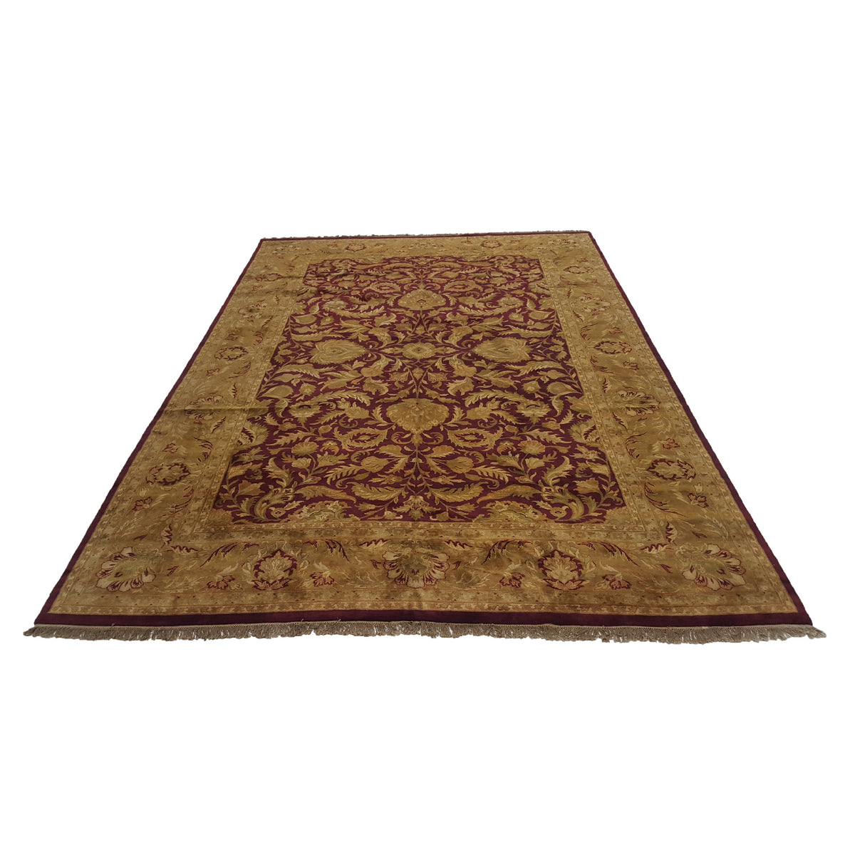 Pacific Estate 14385 Red Gold Traditional Hand Knotted Rug