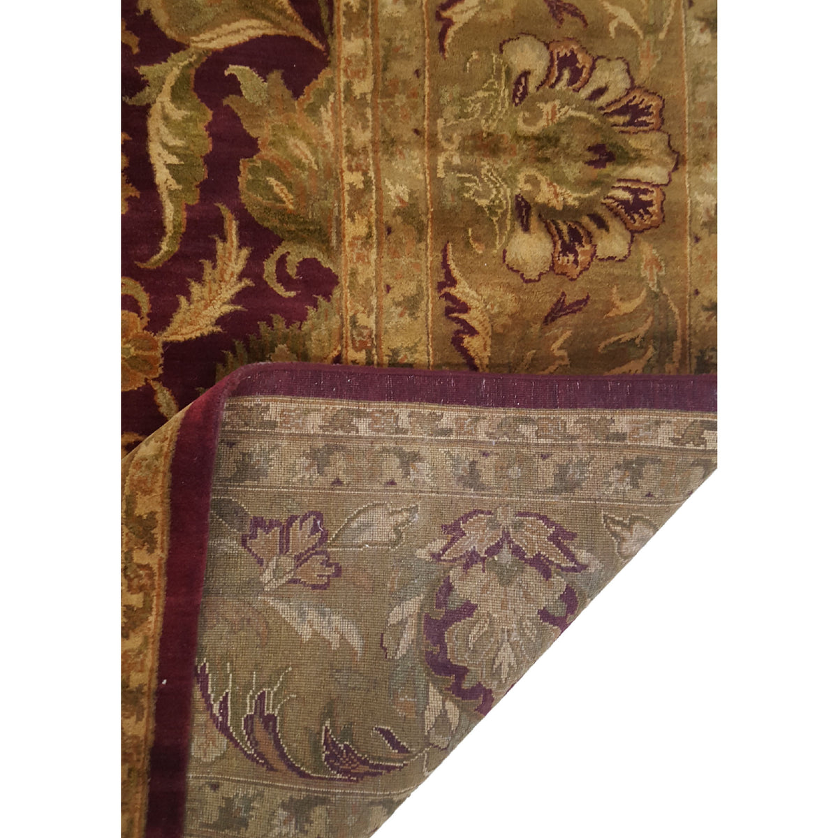 Pacific Estate 14385 Red Gold Traditional Hand Knotted Rug