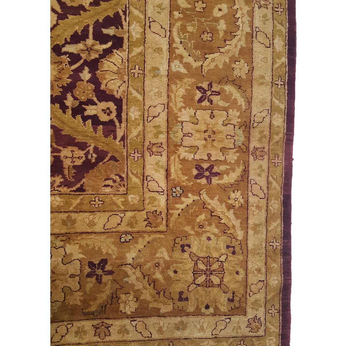 Pacific Estate 14386 Egplant Gold Traditional Hand Knotted Rug