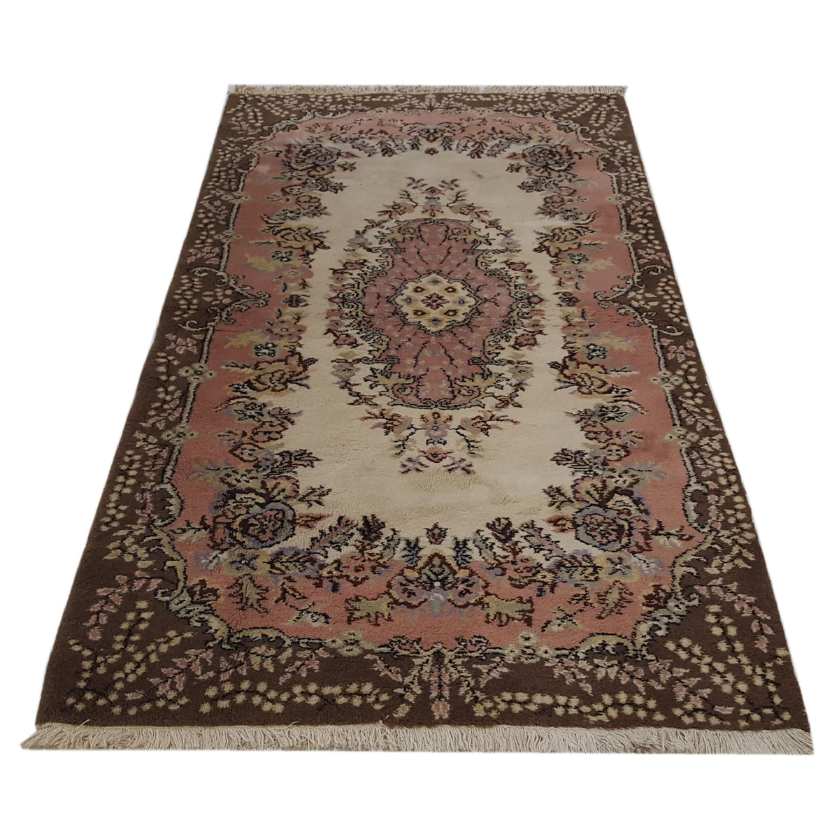 Pacific Marco 14463 Brown Beige Traditional Hand Knotted Rug