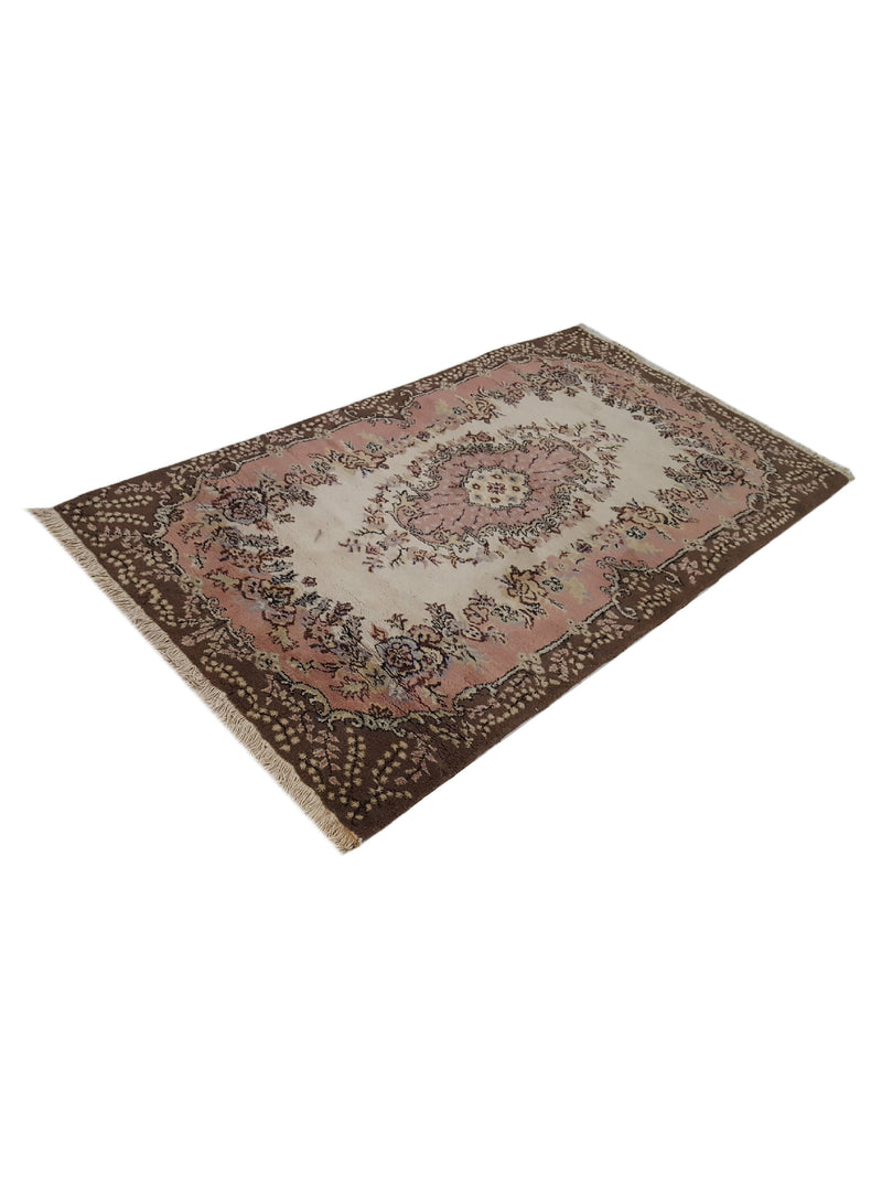 Pacific Marco 14463 Brown Beige Traditional Hand Knotted Rug
