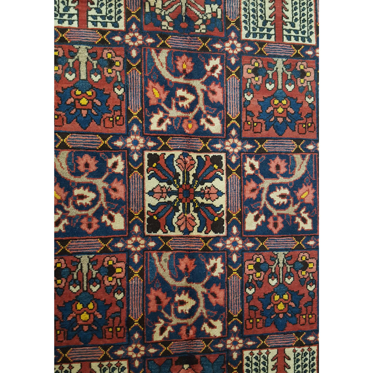 Pacific Bakhtiyari 14495 Red Multi Traditional Hand Knotted Rug