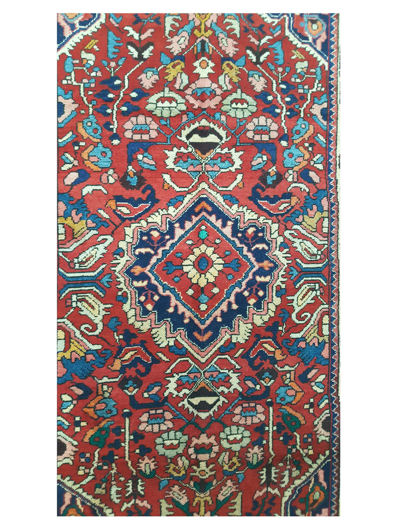 Pacific Bakhtiyari 14512 Navy Beige Traditional Hand Knotted Rug