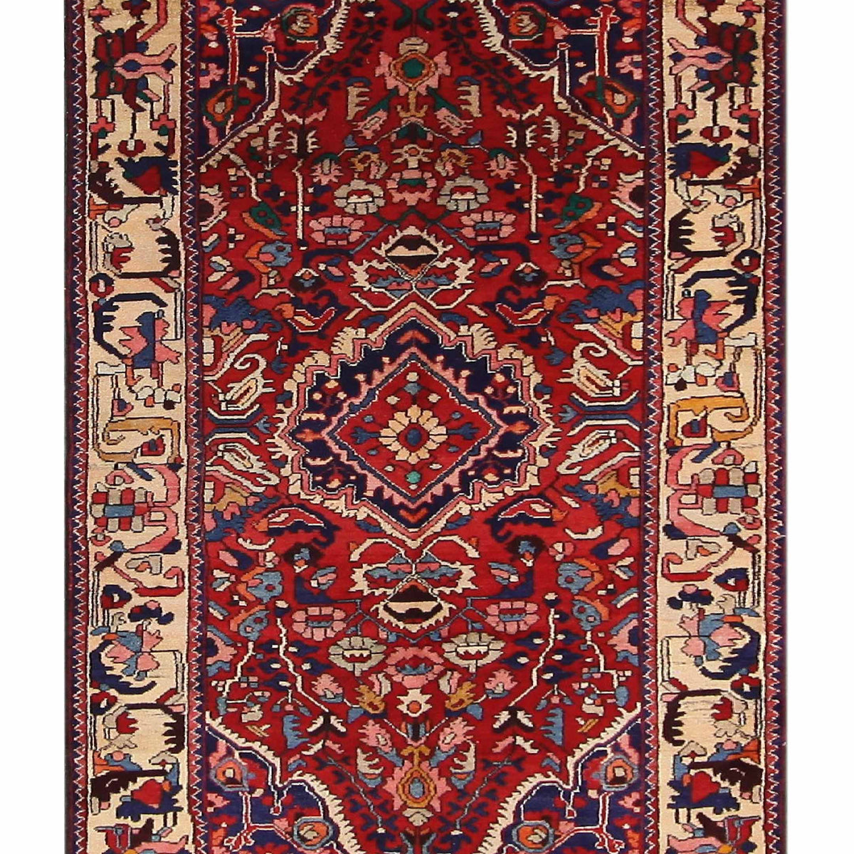 Pacific Bakhtiyari  Navy Beige Traditional