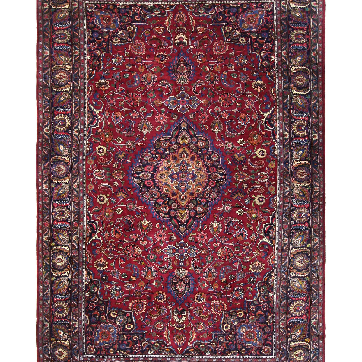 Pacific Mashad  Burgundy Navy Traditional