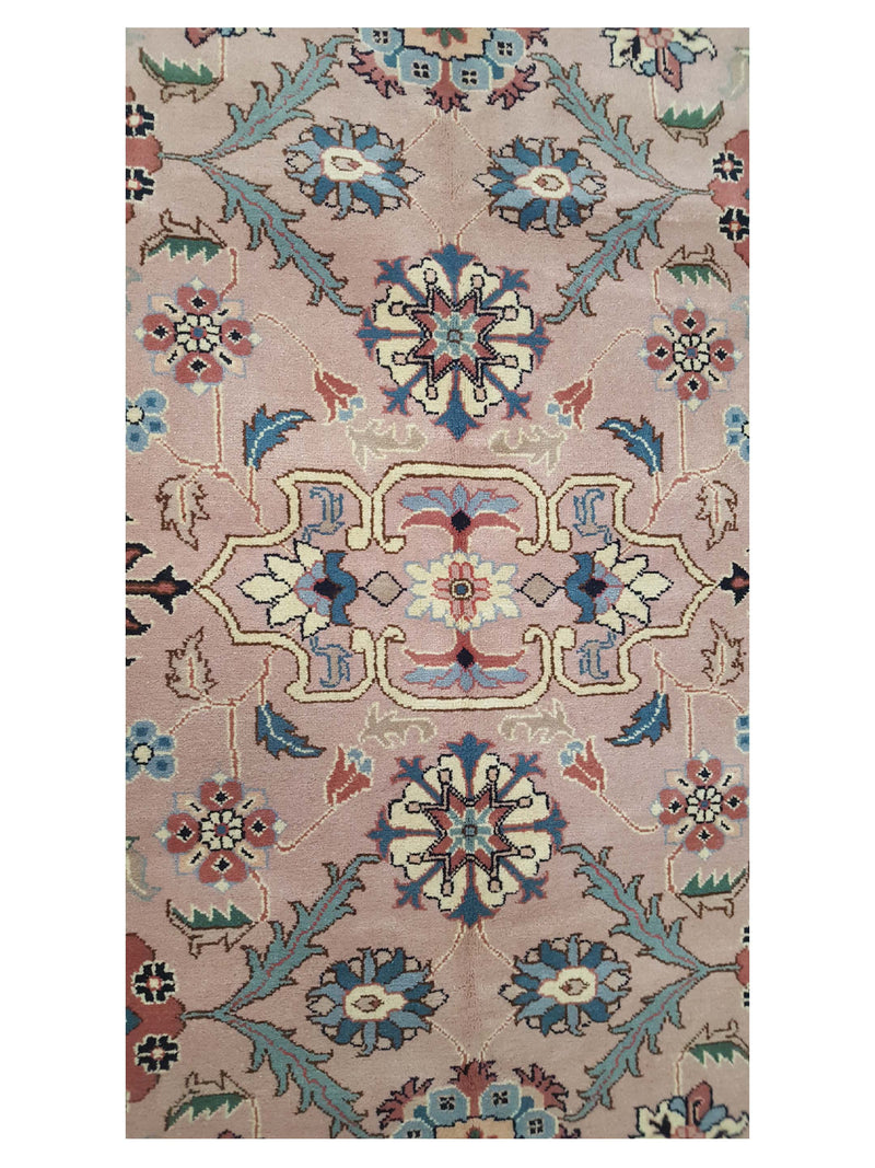 Pacific Heriz-Rm 14521 Pink Black Traditional Hand Knotted Rug