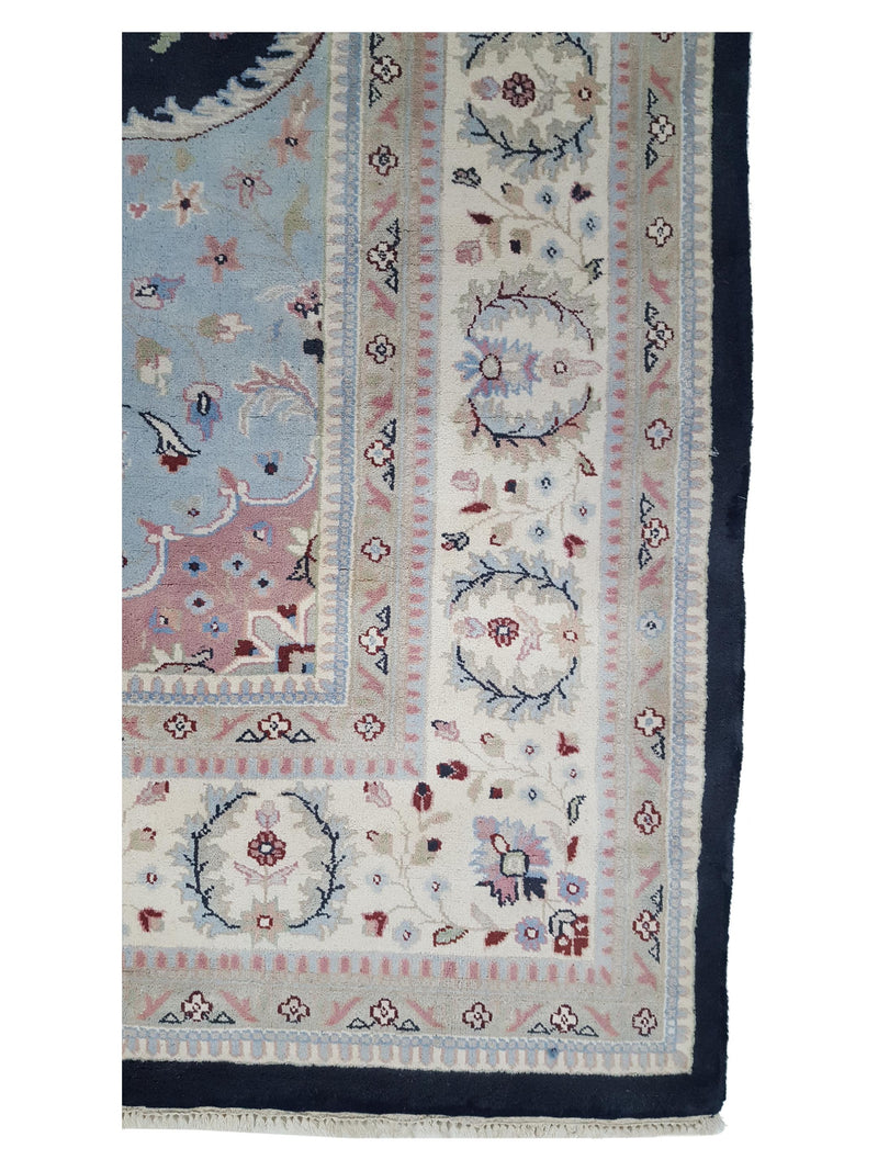 Pacific Classic 14522 Black Ivory Traditional Hand Knotted Rug