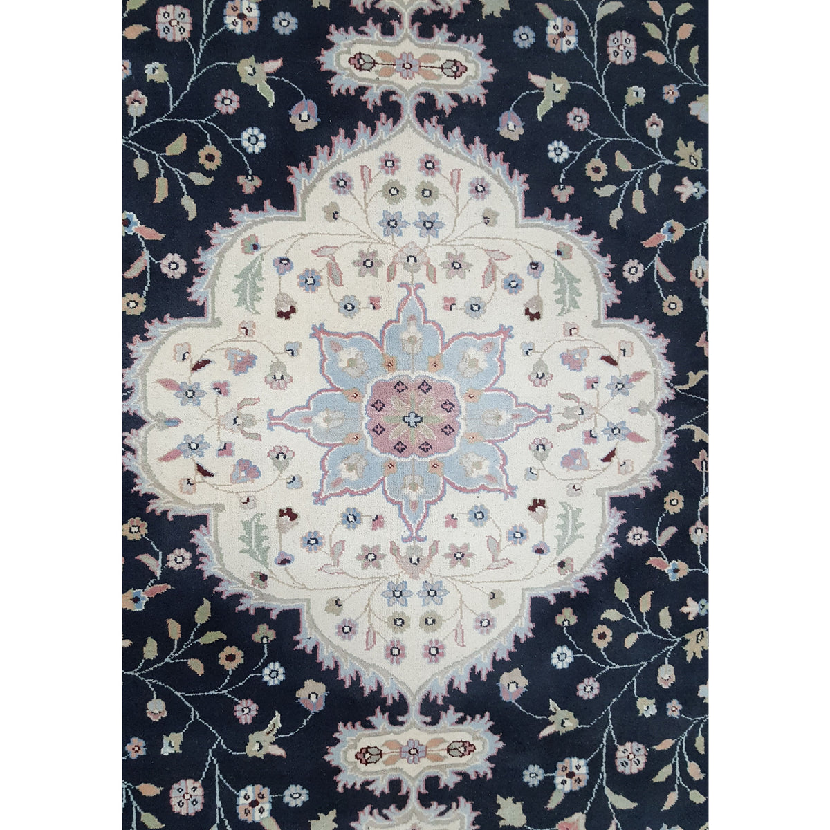 Pacific Classic 14522 Black Ivory Traditional Hand Knotted Rug