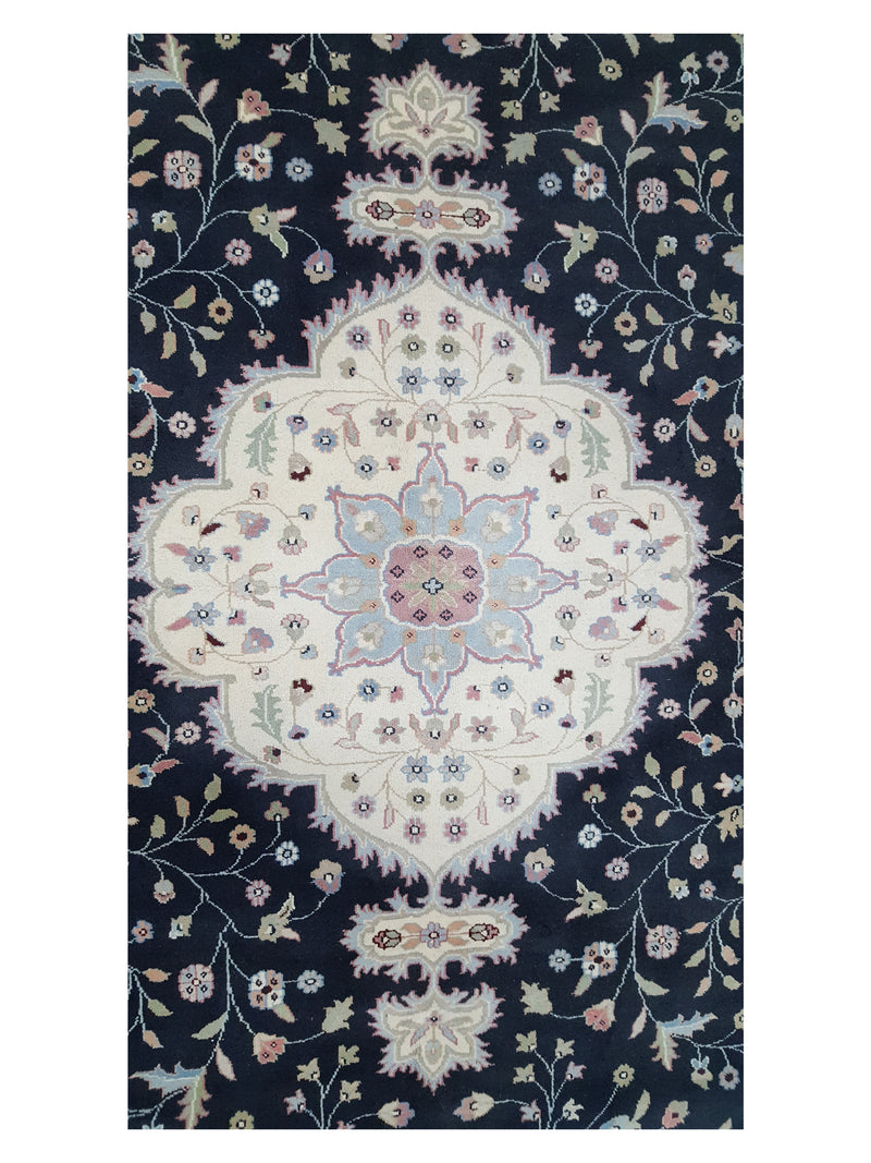 Pacific Classic 14522 Black Ivory Traditional Hand Knotted Rug