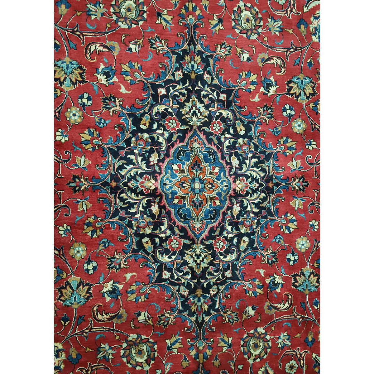 Pacific Mashad 14544 Red Navy Traditional Semi Antique Rug