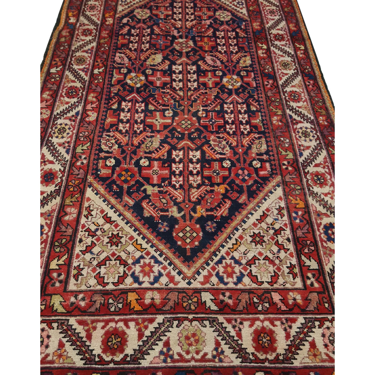Pacific Malayer 14545 Black Navy Traditional Hand Knotted Rug