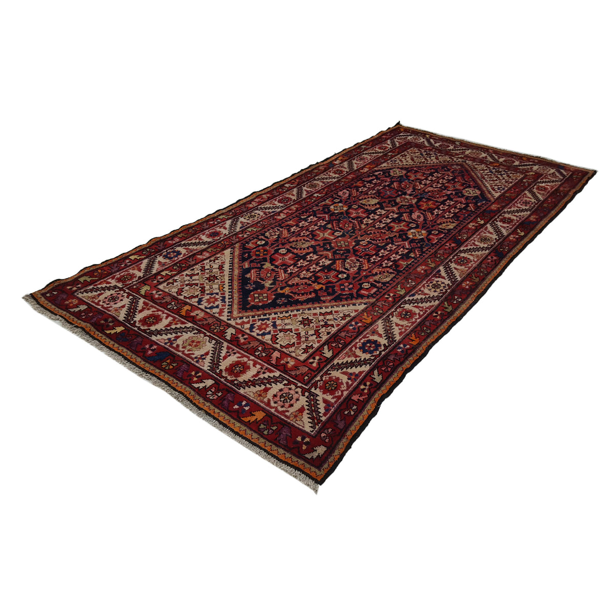 Pacific Malayer 14545 Black Navy Traditional Hand Knotted Rug