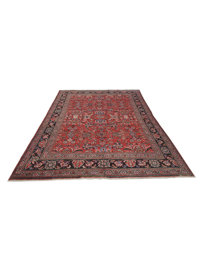 Pacific Mahal 14556 Red Navy Traditional Hand Knotted Rug