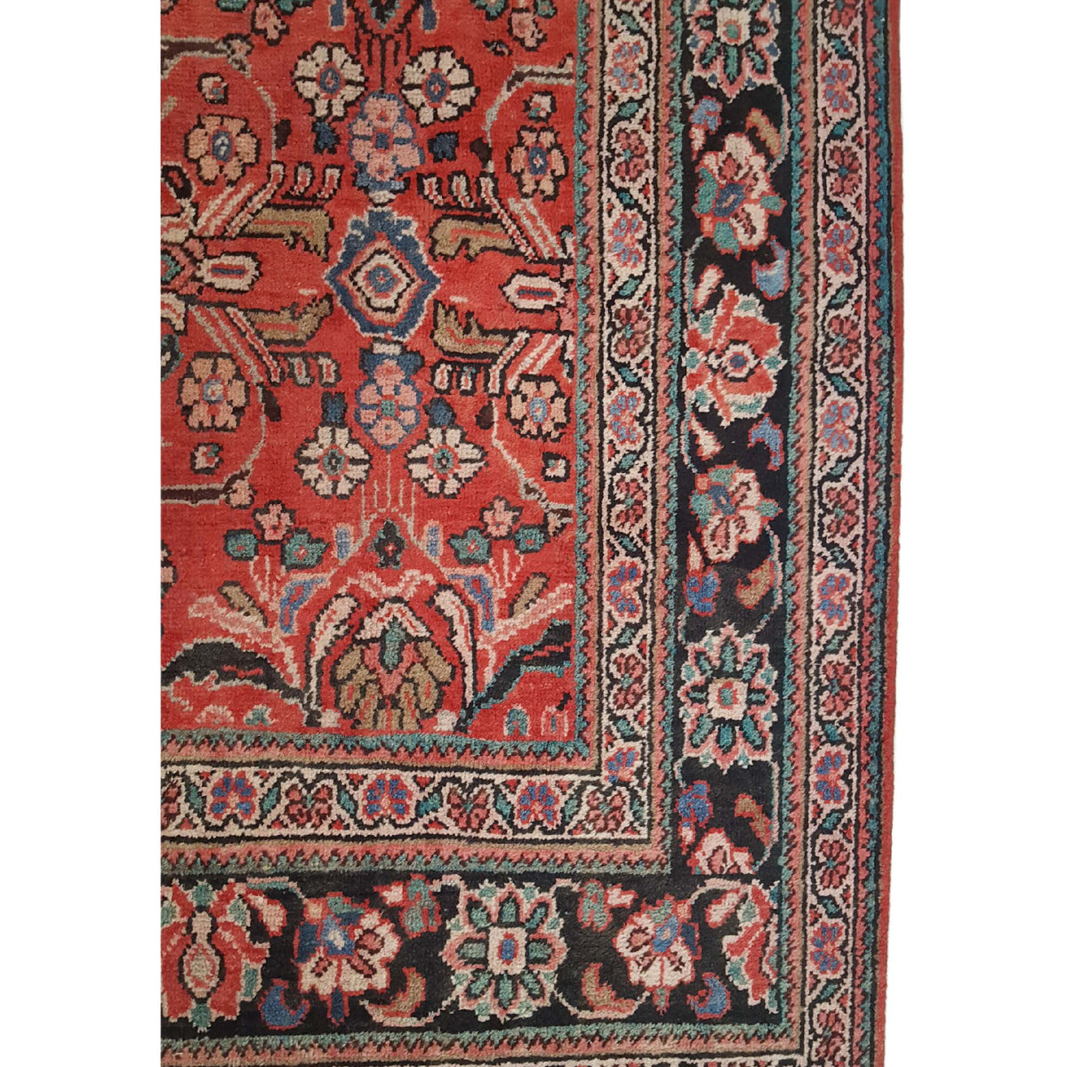 Pacific Mahal 14556 Red Navy Traditional Hand Knotted Rug
