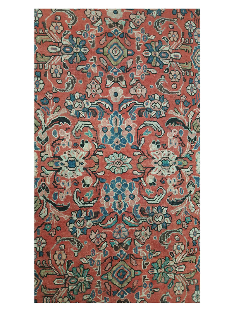 Pacific Mahal 14556 Red Navy Traditional Hand Knotted Rug