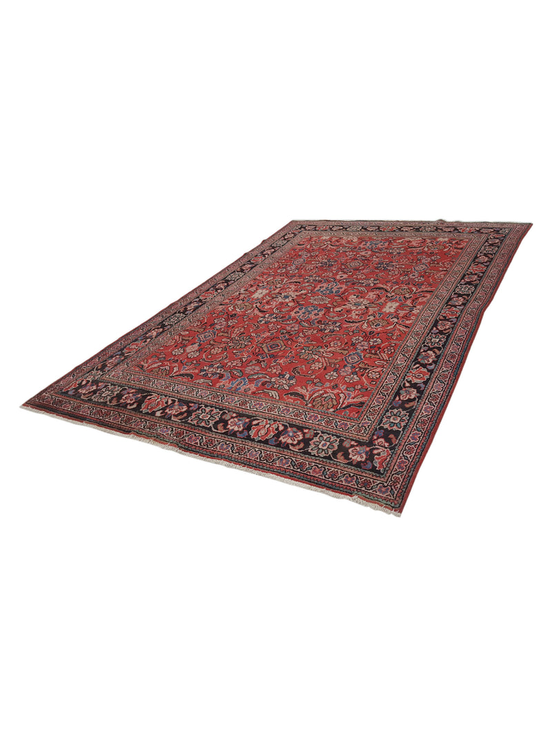 Pacific Mahal 14556 Red Navy Traditional Hand Knotted Rug