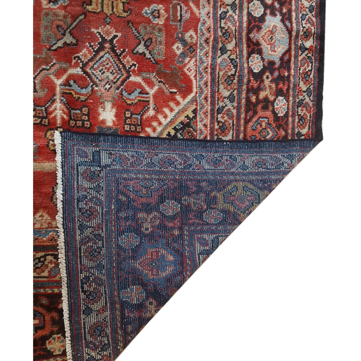 Pacific Mahal 14563 Black Red Traditional Hand Knotted Rug