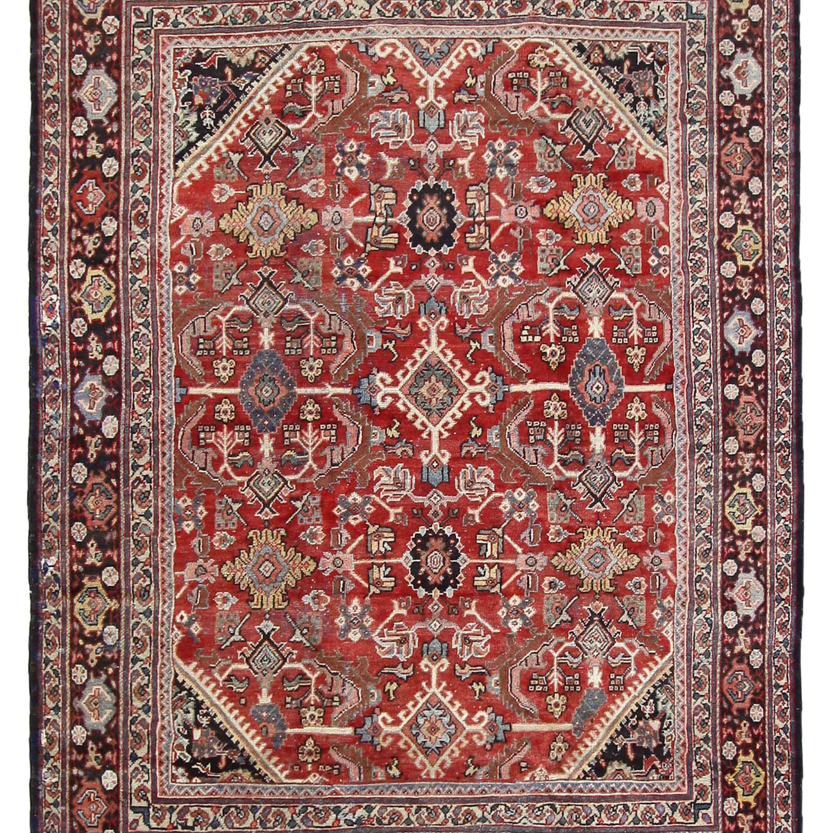 Pacific Mahal  Black Red Traditional