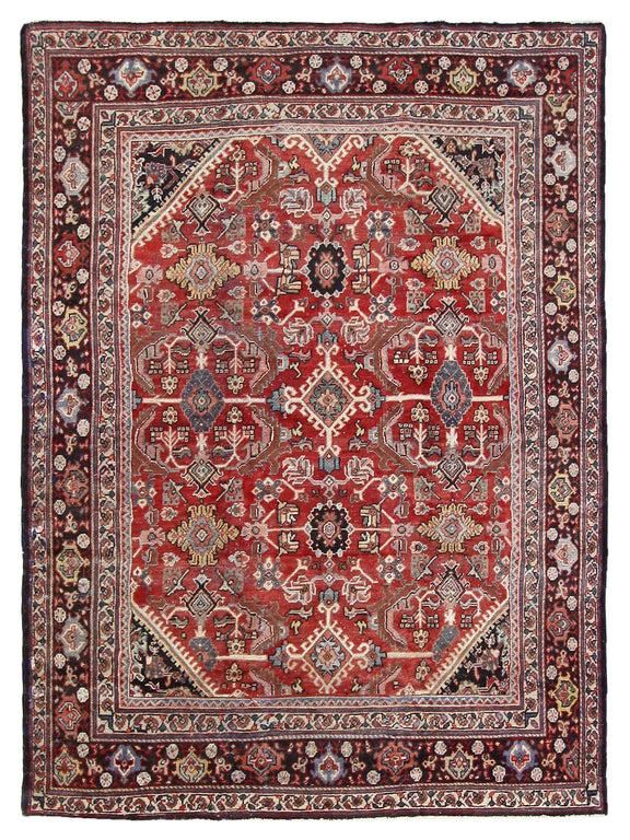 Pacific Mahal  Black Red Traditional