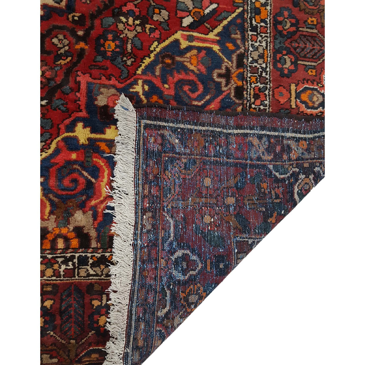 Pacific Bakhtiyari 14564 Burgundy Red Traditional Hand Knotted Rug
