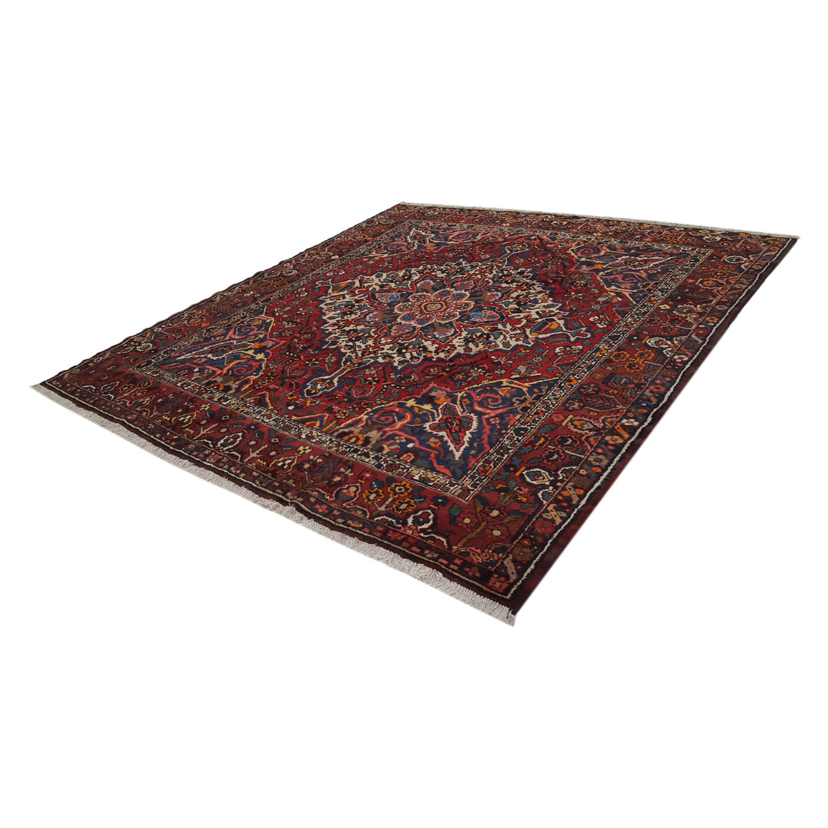 Pacific Bakhtiyari 14564 Burgundy Red Traditional Hand Knotted Rug