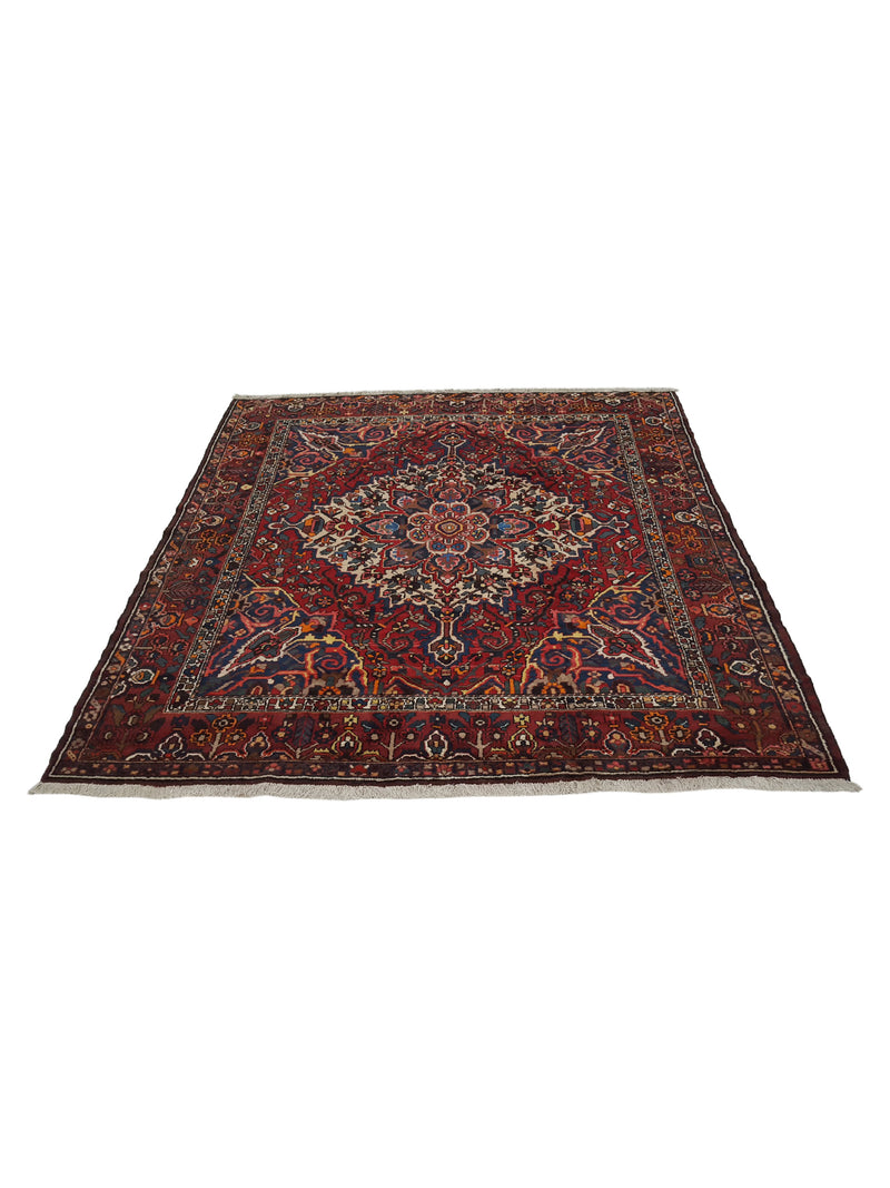 Pacific Bakhtiyari 14564 Burgundy Red Traditional Hand Knotted Rug