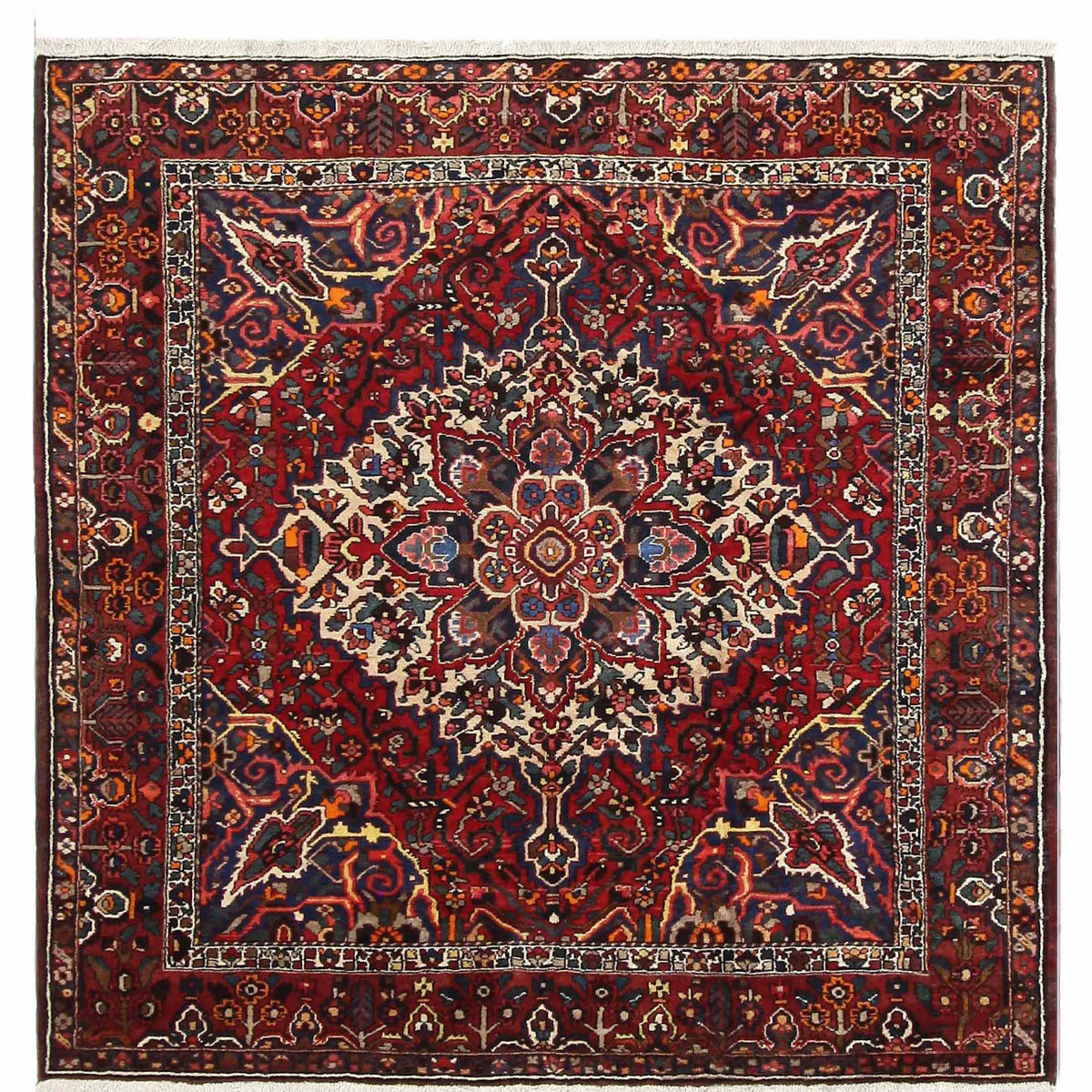 Pacific Bakhtiyari  Burgundy Red Traditional