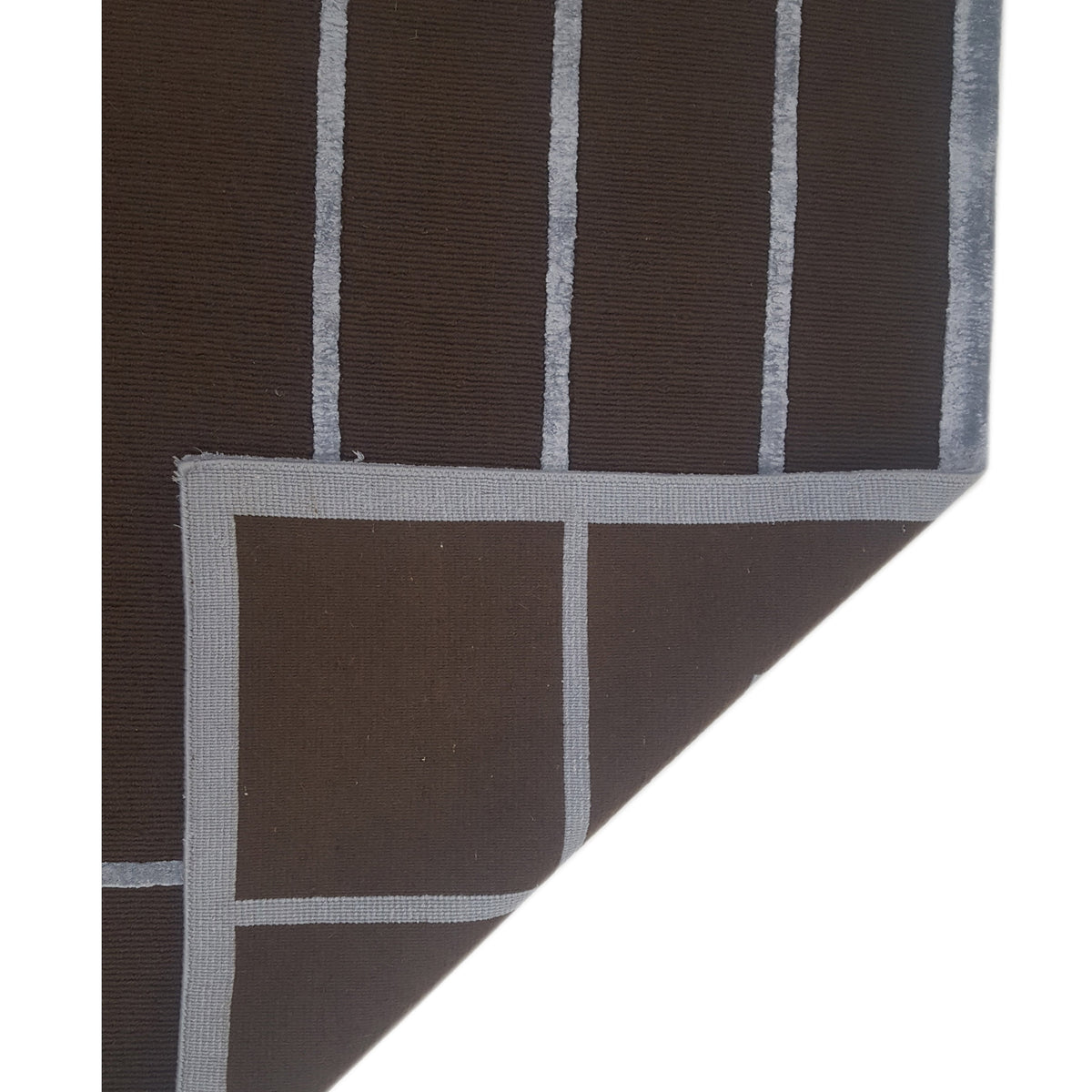 Pacific Tibetan 14582 Brown Lt.Blue Modern Hand Knotted Rug