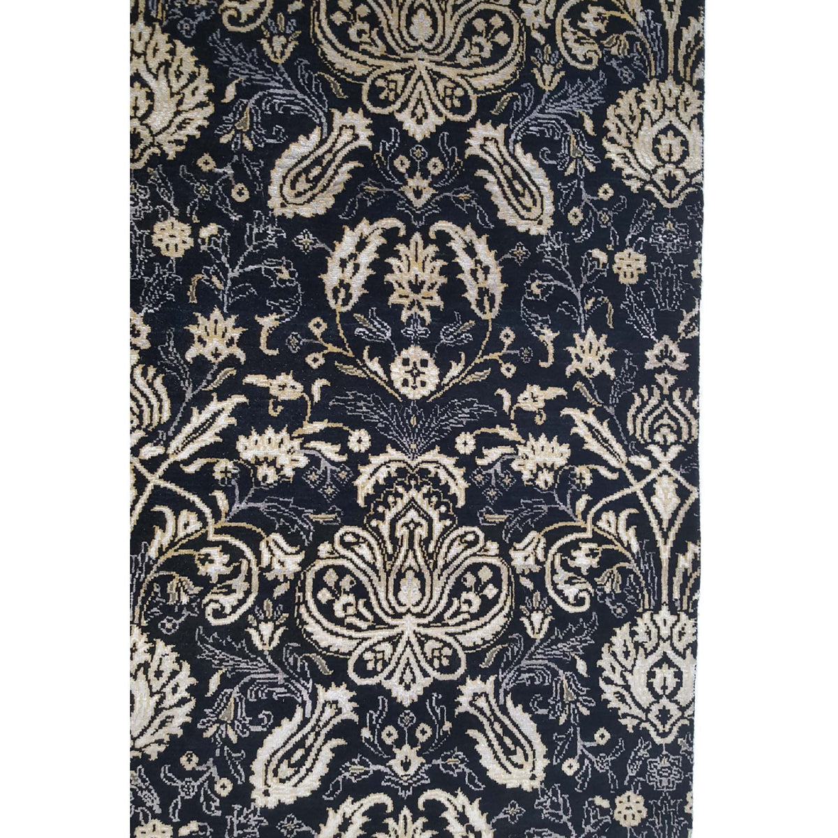 Pacific Venus 14589 Black Black Transitional Hand Knotted Rug