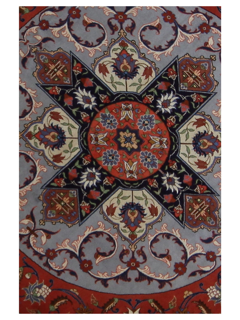 Pacific Tabriz 14608 Lt.Grey Rust Traditional Hand Knotted Rug