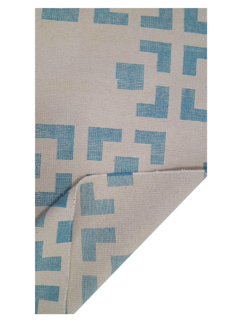 Pacific Water Colors 14617 Ivory Lt.Blue Modern Hand Knotted Rug