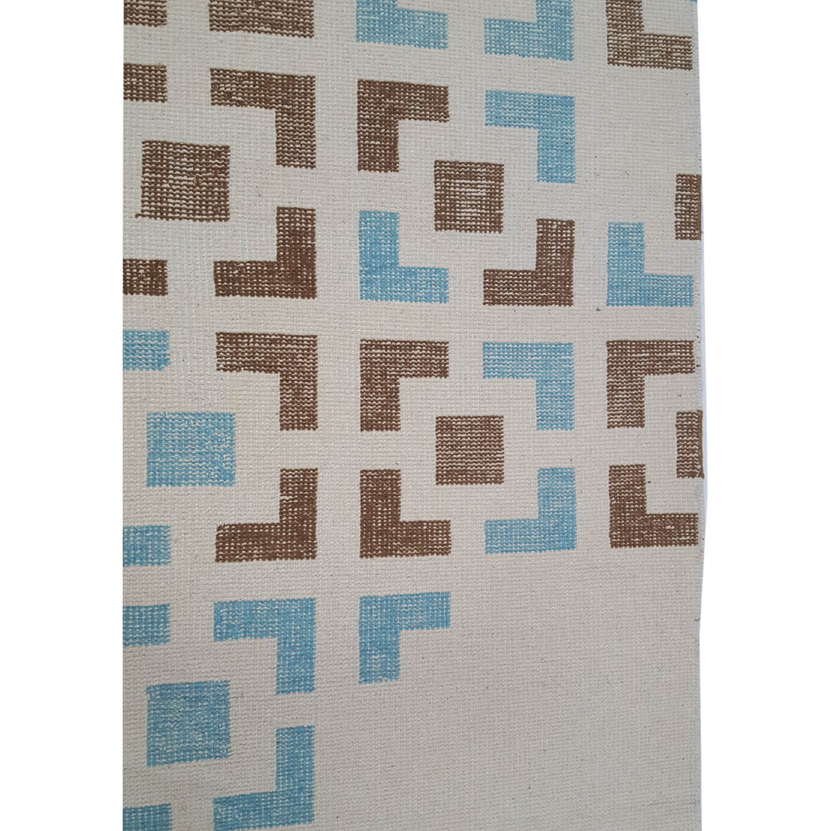 Pacific Water Colors 14617 Ivory Lt.Blue Modern Hand Knotted Rug