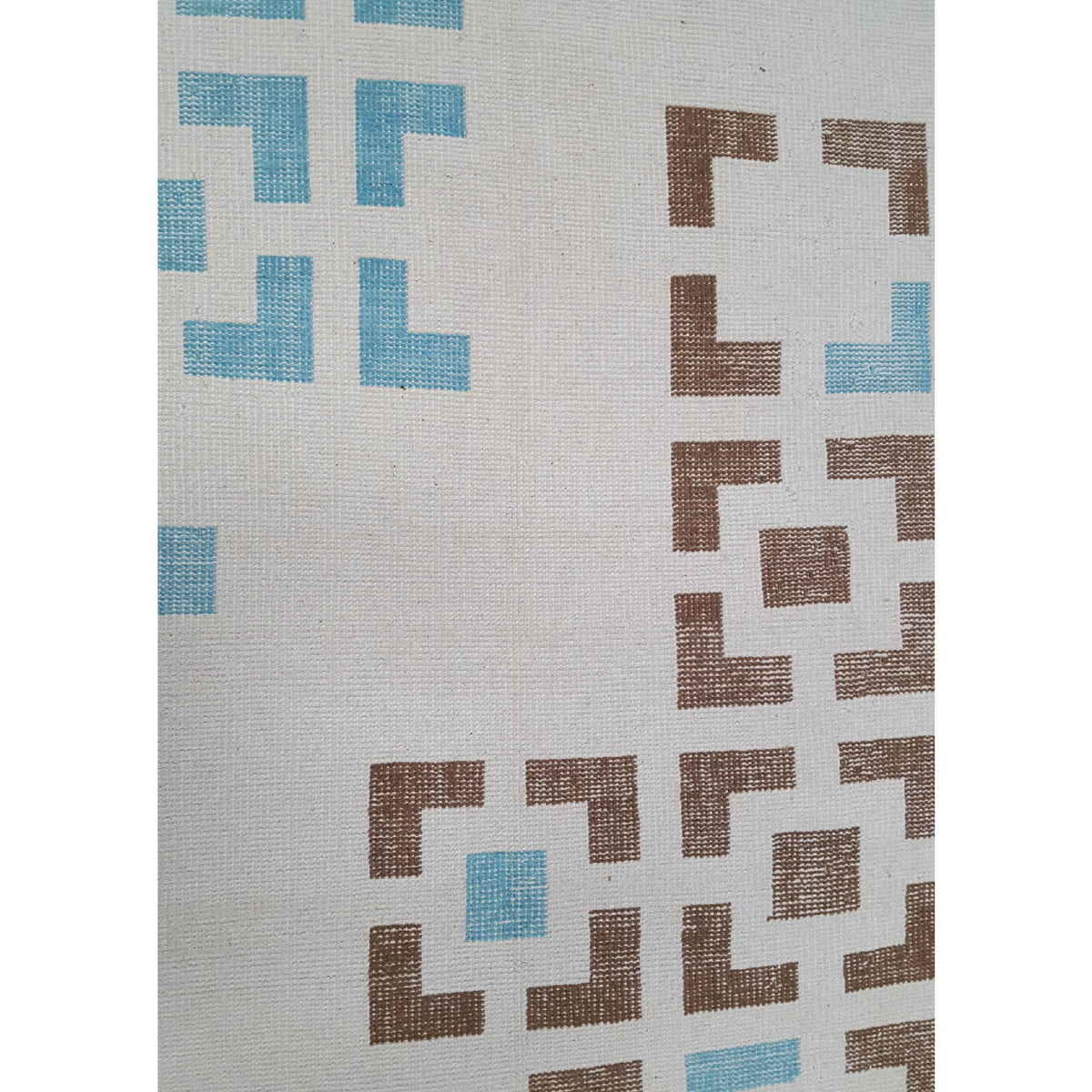 Pacific Water Colors 14617 Ivory Lt.Blue Modern Hand Knotted Rug